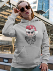 Толстовка жіноча з новорічним принтом Santa (Санта) - 2108