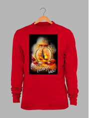 Світшот чоловічий з новорічним принтом Merry Christmas - santa