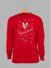 Світшот жіночий з новорічним принтом Кохаймося - rabbit