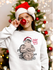 Світшот дитячий з новорічним принтом Heavy Christmas (Потужне Різдво) - 2104