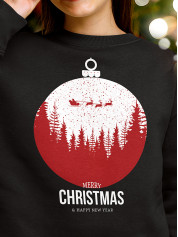 Світшот дитячий з новорічним принтом Merry Christmas (Щасливого Різдва) - 2106