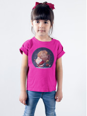 Футболка дитяча з новорічним принтом Santa with gifts (Санта з подарунками) (2113)