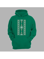 Худі з патріотичним принтом "Вишиванка з візерунком" (011114)