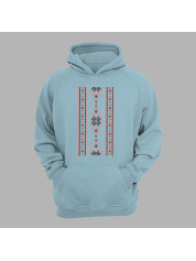 Худі з патріотичним принтом "Вишиванка з візерунком" (011114)