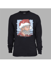 Світшот з новорічним принтом "Брутальний Санта" (0211305)