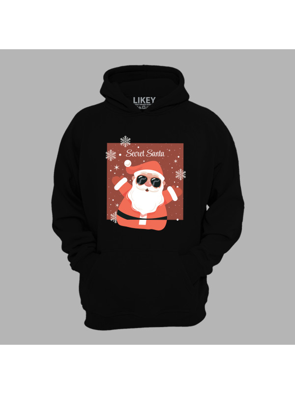 Худі з новорічним принтом "Секрет Санти" (0211307)
