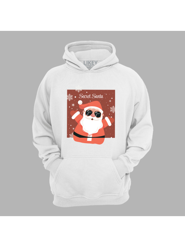 Худі з новорічним принтом "Секрет Санти" (0211307)