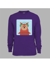 Світшот з новорічним принтом "Зимова лисичка" (0211320)