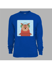 Світшот з новорічним принтом "Зимова лисичка" (0211320)