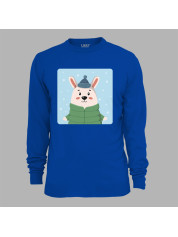 Світшот з новорічним принтом "Зимовий заєць" (0211321)