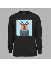 Світшот з новорічним принтом "Зимовий олень" (0211322)