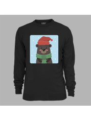 Світшот з новорічним принтом "Зимовий ведмідь" (0211319)