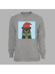 Світшот з новорічним принтом "Зимовий ведмідь" (0211319)