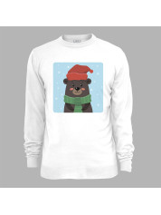 Світшот з новорічним принтом "Зимовий ведмідь" (0211319)