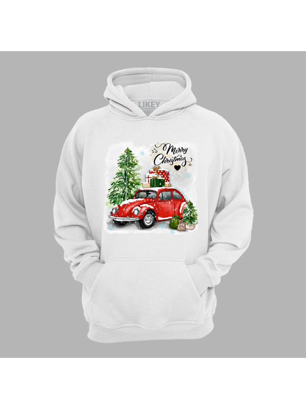 Худі з новорічним принтом "Гарні подарунки на Різдво" (0211331)