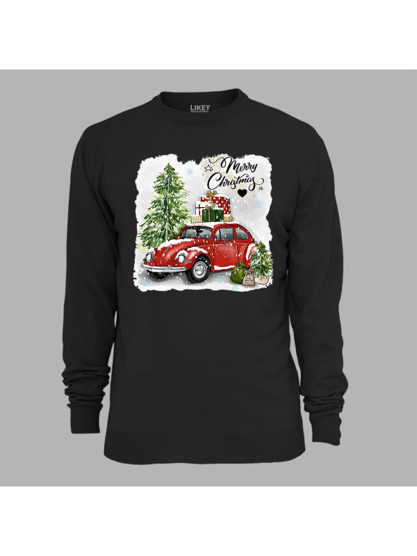 Світшот з новорічним принтом "Гарні подарунки на Різдво" (0211331)