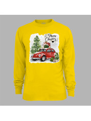 Світшот з новорічним принтом "Гарні подарунки на Різдво" (0211331)