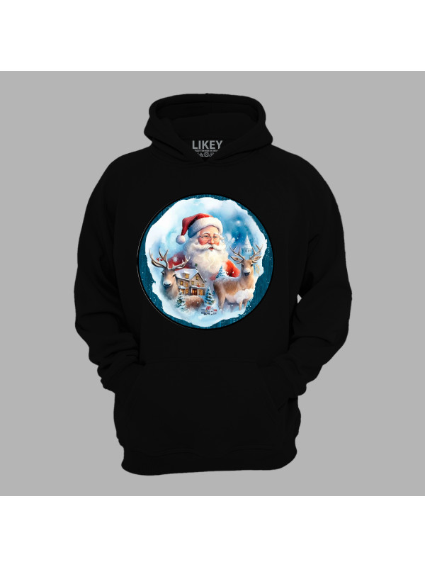 Худі з новорічним принтом "Різдвяний настрій" (0211333)