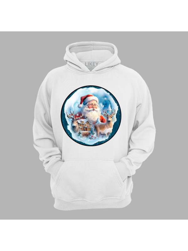 Худі з новорічним принтом "Різдвяний настрій" (0211333)