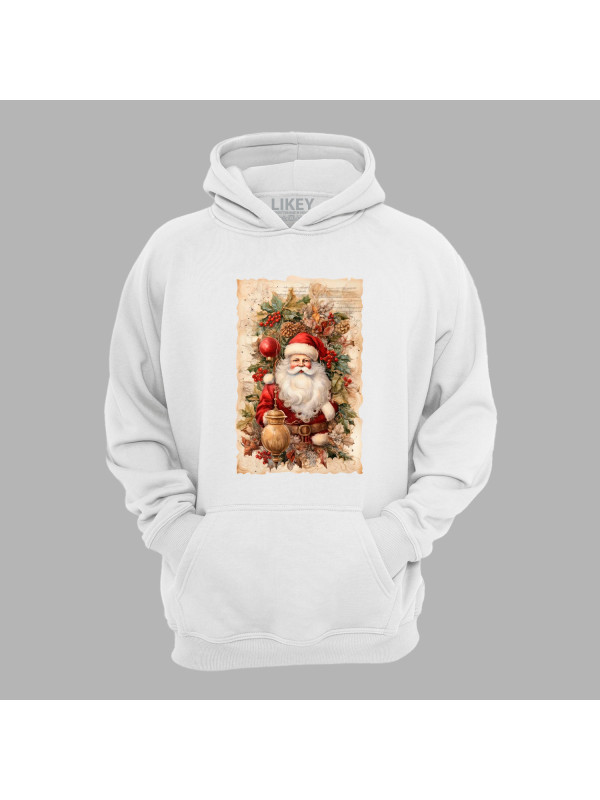 Худі з новорічним принтом "Святий Миколай" (0211354)
