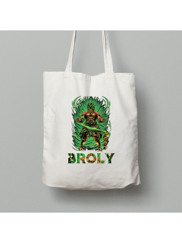 Екосумка шопер з бавовни 38х40см з принтом "Broly (Бролі)" (03105)