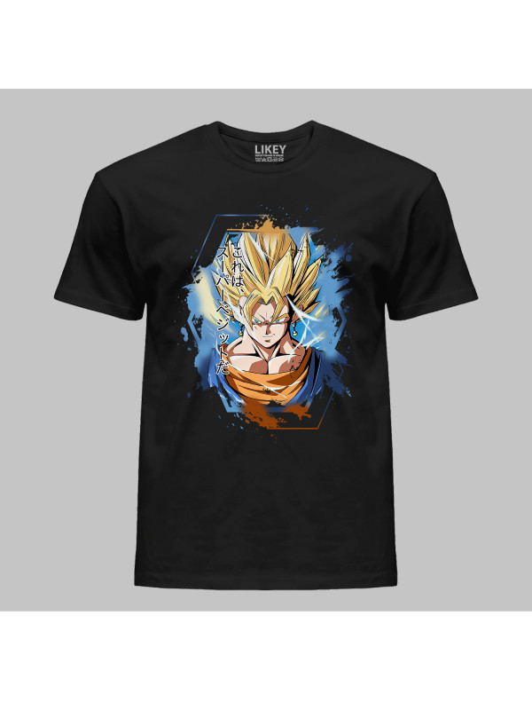 Футболка детская с принтом "Dragon Ball - Goku (Драконный жемчуг - Гоку)" (03107)