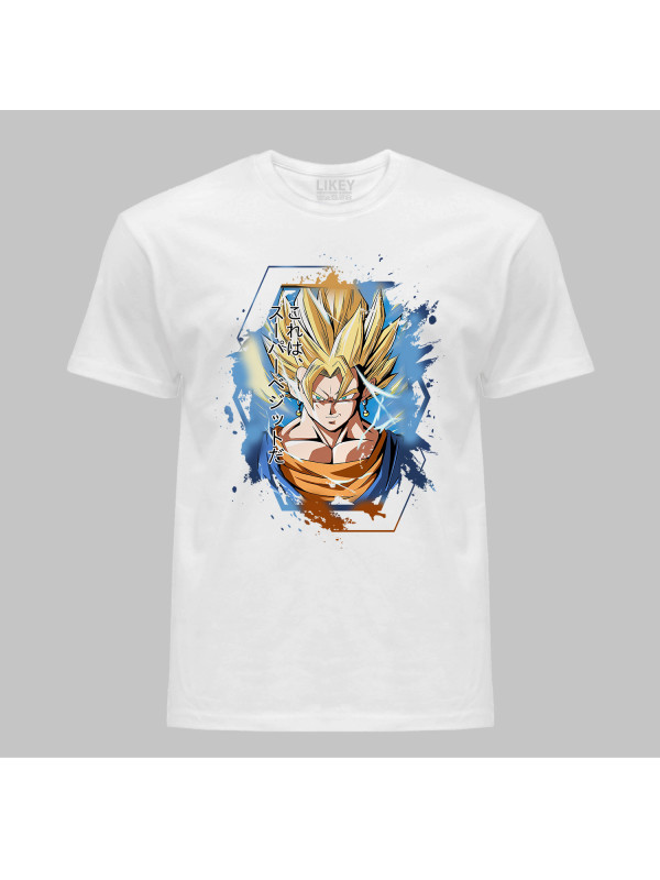 Футболка детская с принтом "Dragon Ball - Goku (Драконный жемчуг - Гоку)" (03107)