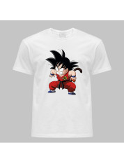 Футболка детская с принтом "Dragon Ball - Goku kid (Драконный Жемчуг - Гоку ребенок)" (03109)