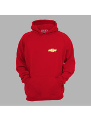 Худі з автомобільним принтом "Chevrolet logo (Шевроле лого)" (24012123)