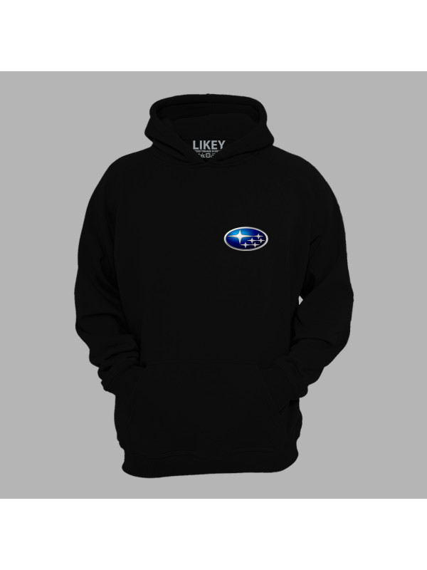 Худі з автомобільним принтом "Subaru logo (Субару лого)" (24012124)