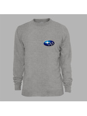 Світшот з автомобільним принтом "Subaru logo (Субару лого)" (24012124)