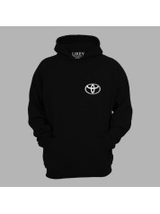 Худі з автомобільним принтом "Toyota logo (Тойота лого)" (24012125)
