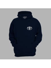 Худі з автомобільним принтом "Toyota logo (Тойота лого)" (24012125)