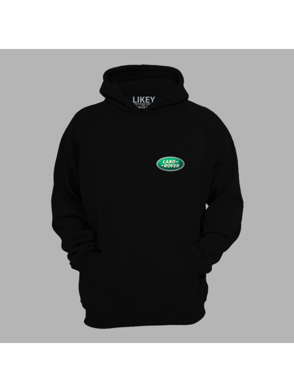 Худі з автомобільним принтом "Land Rover logo (Ленд Ровер лого)" (24012126)