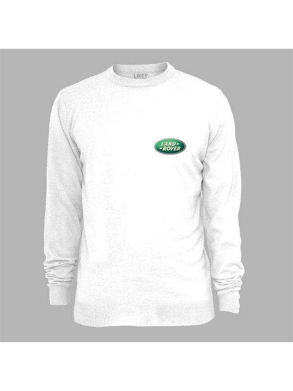 Світшот з автомобільним принтом "Land Rover logo (Ленд Ровер лого)" (24012126)