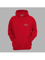 Худі з автомобільним принтом "Audi logo (Ауді лого)" (24012127)