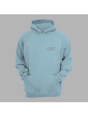 Худі з автомобільним принтом "Audi logo (Ауді лого)" (24012127)