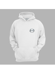 Худі з автомобільним принтом "Mazda logo (Мазда лого)" (24012129)