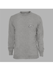 Світшот з автомобільним принтом "Mercedes logo (Мерседес лого)" (24012130)