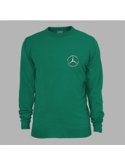 Світшот з автомобільним принтом "Mercedes logo (Мерседес лого)" (24012130)