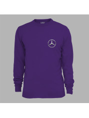 Світшот з автомобільним принтом "Mercedes logo (Мерседес лого)" (24012130)