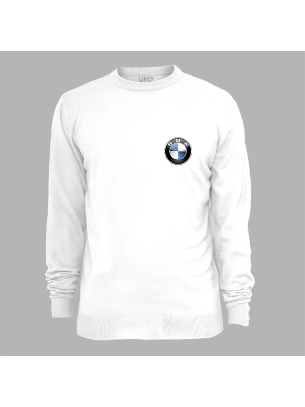 Світшот з автомобільним принтом "BMW logo (БМВ лого)" (24012131)