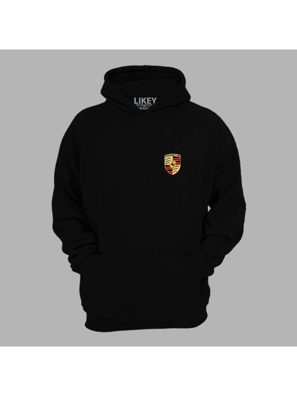 Худі з автомобільним принтом "Porsche logo (Порше лого)" (24012132)