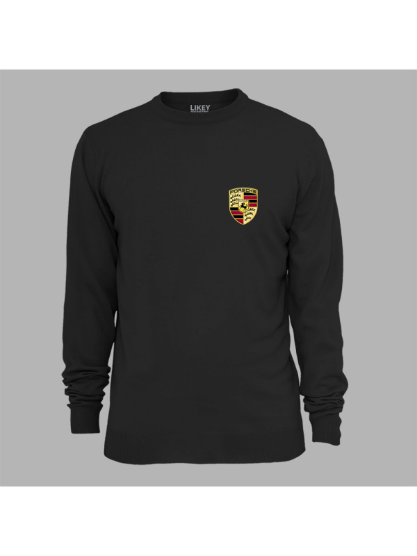 Світшот з автомобільним принтом "Porsche logo (Порше лого)" (24012132)