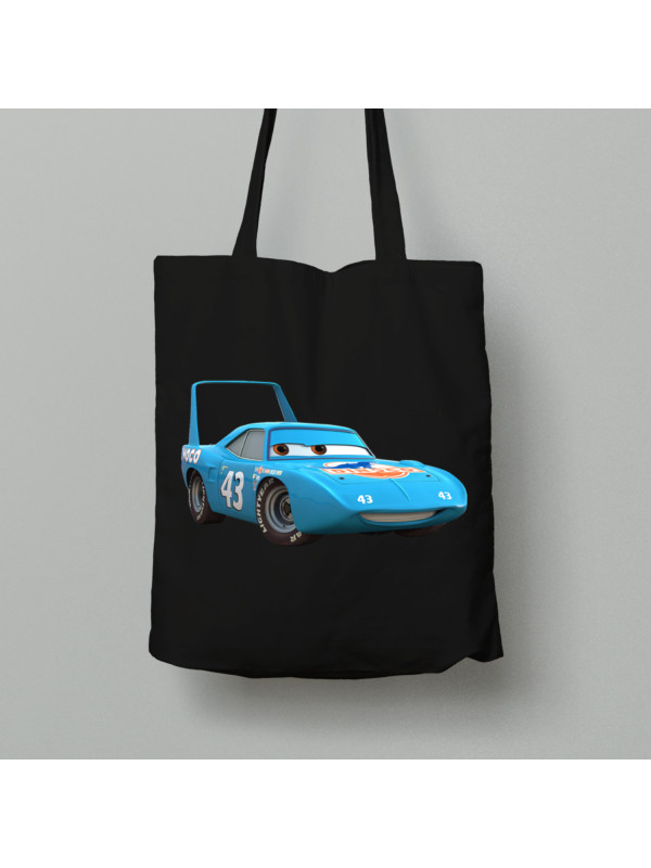 Екосумка шопер з бавовни 38х40см з принтом "Тачки - Кінг" (24012137)