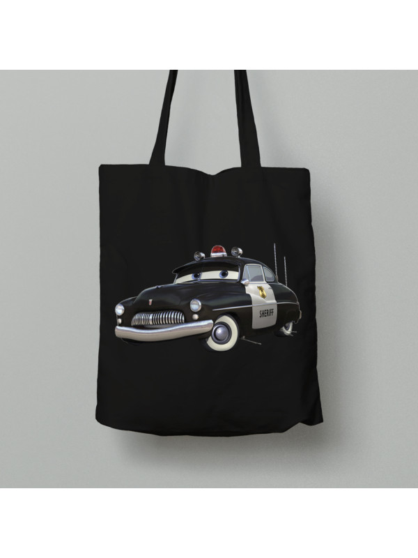 Екосумка шопер з бавовни 38х40см з принтом "Тачки - Шериф" (24012138)