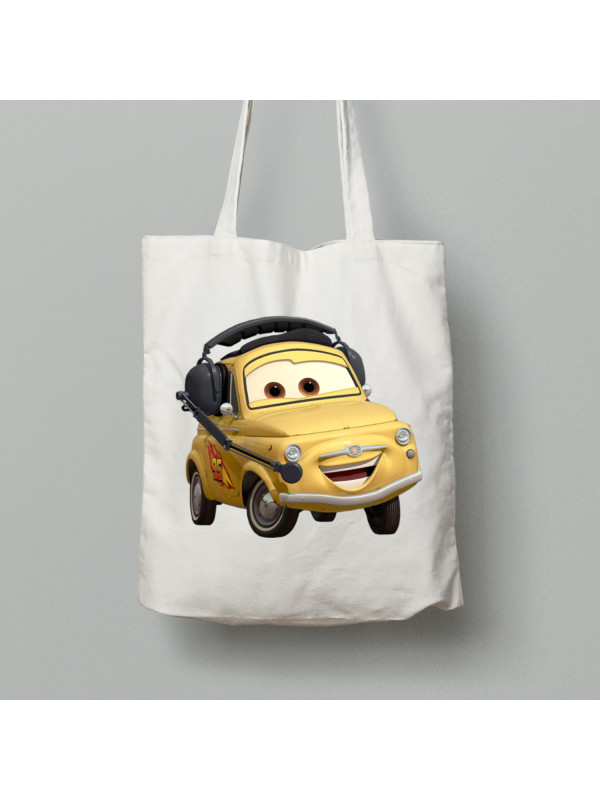 Екосумка шопер з бавовни 38х40см з принтом "Тачки - Луїджи" (24012142)