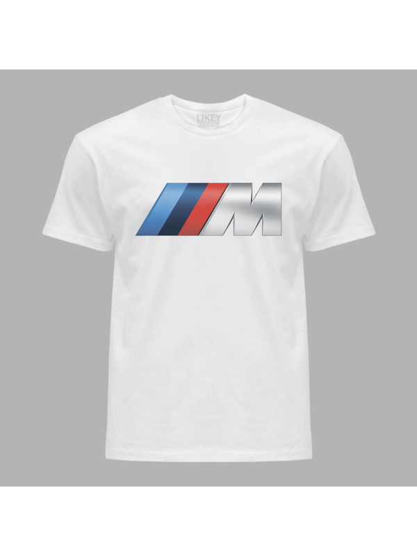 Футболка чоловіча з автомобільним принтом "BMW M (БМВ М)" (24012150)