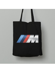 Екосумка шопер з бавовни 38х40см з автомобільним принтом "BMW M (БМВ М)" (24012150)