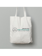 Екосумка шопер з бавовни 38х40см з автомобільним принтом "Mercedes AMG (Мерседес АМГ)" (24012151)